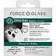 Force Glass Protecteur d'objectif de caméra pour iPhone 15/15Plus Original Ultra-résistant Argent pas cher