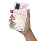 Evetane Coque Samsung Galaxy A21S anti-choc souple angles renforcés transparente Motif Chat et Fleurs pas cher