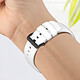 Acheter Avizar Bracelet pour Oppo Watch 3 Pro Silicone Soft-Touch Sange à Trous  blanc