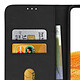 Avizar Housse Samsung Galaxy A33 5G Clapet Portefeuille Fonction Support noir pas cher