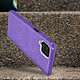 Avizar Coque pour Samsung Galaxy A12 Paillette Amovible Silicone Semi-rigide violet pas cher