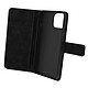 Avizar Étui pour iPhone 14 Folio Portefeuille Support Vidéo Effet Mat Soft Touch noir Etui folio Noir en Eco-cuir, iPhone 14