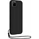 BigBen Connected Coque pour RealMe C11 2021 en Silicone avec dragonne assortie Noir Antichute, Anti-perte : la dragonne incluse vous permet d'accrocher votre téléphone à votre poignet pour éviter tout vol, perte ou chute accidentelle de votre téléphone.