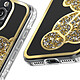 Acheter Avizar Coque Paillette pour iPhone 16 Pro Max Motif Ourson avec Strass Dorée