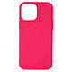Avizar Coque pour iPhone 13 Pro Max Silicone Semi-rigide Finition Soft-touch Fine Rose fuschia Coque Fuchsia en Silicone, iPhone 13 Pro Max