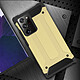 Acheter Avizar Coque Samsung Galaxy Note 20 Ultra Bi-matière Design Relief Antichute Or