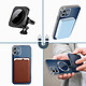 Acheter Avizar Coque MagSafe pour iPhone 12 Silicone Protection Caméra  Contour Chromé Argent