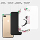 Acheter Evetane Coque iPhone 7 Plus/ 8 Plus Coque Soft Touch Glossy Fée Fleurale Design
