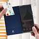 Avis Dux Ducis Housse pour Motorola ThinkPhone Clapet Porte-carte Fonction Support  Bleu Nuit