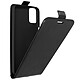 Avizar Étui Xiaomi Redmi Note 11S 5G / Xiaomi Poco M4 Pro 5G Clapet Vertical Noir Revêtement en éco cuir avec texture effet cuir de cheval pour un rendu sobre et élégant
