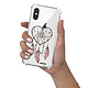 Evetane Coque iPhone X/Xs anti-choc souple angles renforcés transparente Motif Attrape coeur pas cher