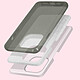 Avis Avizar Coque iPhone 14 Plus Paillette Amovible Silicone Semi-rigide Argent