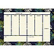 EXACOMPTA Hebdo planner Color Design Bloc 60 feuilles - H 18 x L26,5 cm x 5 Sous-main