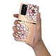 LaCoqueFrançaise Coque Huawei P40 silicone transparente Motif Rose Pivoine ultra resistant pas cher