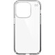 Speck Coque pour iPhone 14 Pro Max Antichute Presidio Perfect-Clear Transparent Traitement anti-jaunissement résistant à la décoloration pour une coque transparente en tout temps