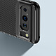 Acheter Avizar Coque pour Google Pixel 8 Pro Silicone Gel Flexible Texture Effet Fibre de Carbone  Noir