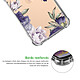 Acheter LaCoqueFrançaise Coque iPhone 11 Pro anti-choc souple angles renforcés transparente Motif Pivoines Violettes