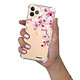 Evetane Coque iPhone 11 Pro anti-choc souple angles renforcés transparente Motif Cerisier pas cher