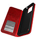 Avizar Étui pour Blackview A55 Pro Clapet Portefeuille Fonction Support Vidéo rouge Etui folio Rouge en Eco-cuir, Blackview A55 Pro