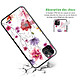 Avis Evetane Coque en verre trempé iPhone 11 Pro Fleurs Multicolores