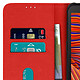 Avizar Étui Samsung Galaxy Xcover 5 Protection avec Porte-carte Fonction Support rouge pas cher