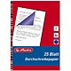 HERLITZ Lot de 25 feuilles papier Carbone écriture manuelle Bleu A4 Papier carbone