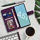 Avis Avizar Housse Samsung Galaxy A51 Étui Porte carte Support Vidéo et Dragonne violet