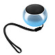 Moxie Mini Enceinte Sans-fil Bluetooth Autonomie 3h Design Ultra-compact Bleu Profitez de vos moments musicaux avec la mini enceinte sans fil Iron Boom Mini Bleu de Moxie