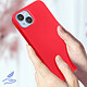Acheter Avizar Coque pour iPhone 14 Plus Silicone Semi-rigide Finition Soft-touch Fine  fuchsia