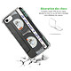 Avis Evetane Coque iPhone 7/8/ iPhone SE 2020 anti-choc souple angles renforcés transparente Motif Cassette
