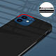 Acheter Avizar Coque pour iPhone 12 Mini Silicone Flexible Dos mat Contour glossy Noir