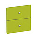 Jeu tiroirs vert + 1 fond MT1 Elegance jeu tiroirs vert + 1 fond à monter sur les bibliothèques MT1 Elégance