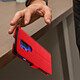 Avizar Housse OnePlus 8 Pro Étui Folio Porte-carte Fonction Support Vintage Rouge pas cher
