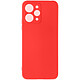 Avizar Coque pour Xiaomi Redmi 12 Silicone Semi-rigide Soft Touch  Rouge Coque de protection rouge, collection Fast Cover, spécialement conçue pour votre Xiaomi Redmi 12