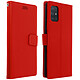 Avizar Housse Samsung Galaxy A51 Étui Porte carte Support Vidéo et Dragonne rouge Housse de protection intégrale, spécialement conçue pour Samsung Galaxy A51