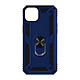 Avizar Coque pour iPhone 14 Antichoc Bi-matière Bague Support Vidéo  bleu nuit Coque bi-matière spécialement conçue pour votre Apple iPhone 14
