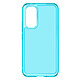 Avizar Coque pour Samsung Galaxy A54 5G Silicone Flexible Coins Antichocs Renforcés  Bleu Transparent Coque de protection spécialement conçue pour votre Samsung Galaxy A54 5G