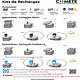 Avis 1 Kit de recharge compatible HP 62 XL 62XL Couleur
