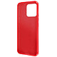Avizar Coque pour Xiaomi 13 Renforcée Souple Carbone Effet Brossé  Rouge - Coque en silicone gel flexible conçue spécifiquement pour votre Xiaomi 13