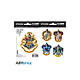 Harry Potter - Stickers Maisons Poudlard Stickers Harry Potter, modèle Maisons Poudlard.