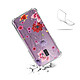 Acheter Evetane Coque Samsung Galaxy S9 Plus anti-choc souple angles renforcés transparente Motif Fleurs Multicolores