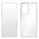 Avizar Coque OnePlus 9 Souple et Film Verre Trempé Dureté 9H Transparent - Pack de protection 360° spécialement conçue pour OnePlus 9