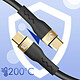 3mk Câble Type C 100W Silicone 2 mètres Noir / Or pas cher