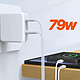 Avis LinQ Chargeur Mural 79W Port USB C Power Delivery Port USB Câble 2m  Blanc