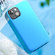 Avis Moxie Coque pour iPhone 15 Plus Semi-rigide Intérieur Microfibre Bleu