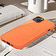 Acheter Avizar Coque Magsafe pour iPhone 15 Plus Silicone Souple Soft touch  Orange