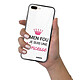 Evetane Coque iPhone 7 Plus/ 8 Plus Coque Soft Touch Glossy Je suis une princesse Design pas cher