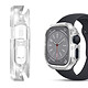 Avizar Coque pour Apple Watch 8 7 41mm et 6 5 4 2 40mm et 3 2 1 38mm Carbone  transparent pas cher