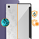 Itskins Étui Folio pour Galaxy Tab A8 10,5 Hybride Antichutes 1,5m  Transparent / Noir pas cher