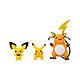 Pokémon - Pack 3 figurines Select Evolution Pichu, Pikachu, Raichu Pack de 3 figurines Pokémon Select, modèle Evolution Pichu, Pikachu, Raichu.